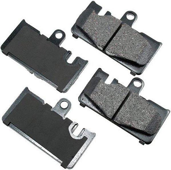 Conjunto de Pastilhas de Freio Akebono (ACT871), CINZA