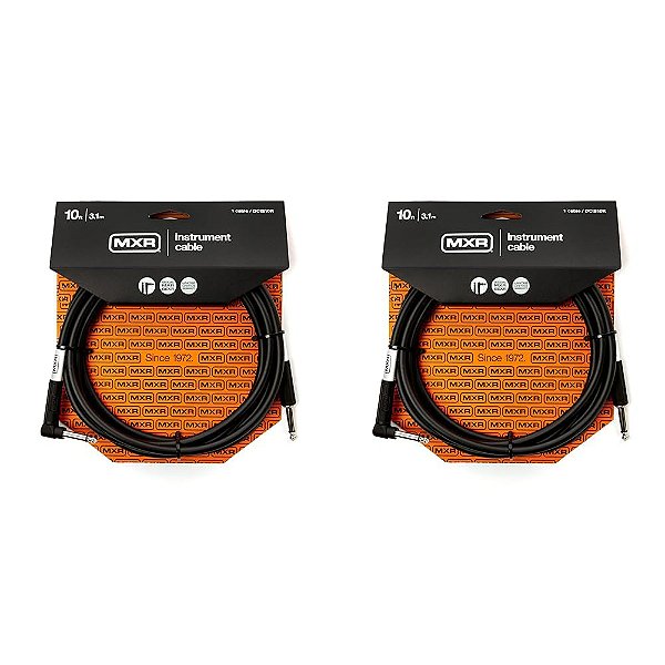 Cabo de Instrumento Padrão MXR de 10 ft | 3.1 m (DCIS10R) (Pacote com 2)