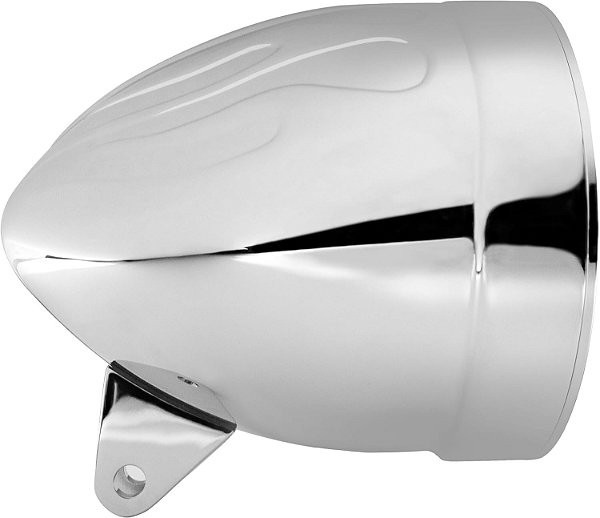 Lanterna de Farol de Moto Ventura Highway de Cromado Flamejante Fundido 5-3/4 Adjure HB54010