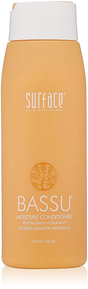 Condicionador de Umidade Surface Hair Bassu, Vegan e Livre de Parabenos, Condicionamento para Adicionar Brilho e Umidade, Com Óleo de Moringa e Babassu