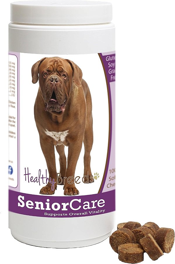 Saúde Raças Dogue de Bordeaux Cuidados para Cães Idosos Chewy Macios 100 Contagens