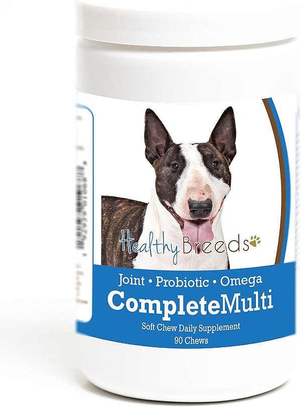 Suplemento Multivitamínico em forma de gel mastigável para Mini Bull Terrier 90 Comprimidos
