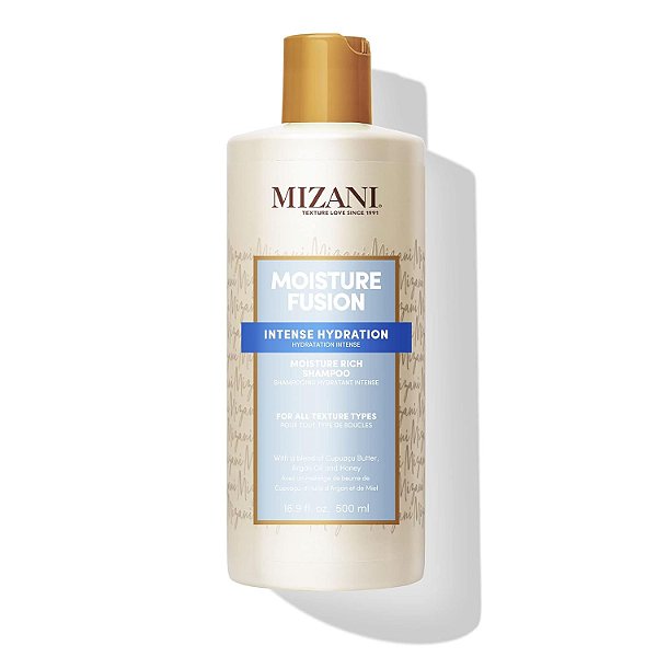 Shampoo Mizani Moisture Fusion, Rico em Umidade, Limpa e Condiciona Gentilmente os Cabelos, com Óleo de Argan, para Cabelos Secos