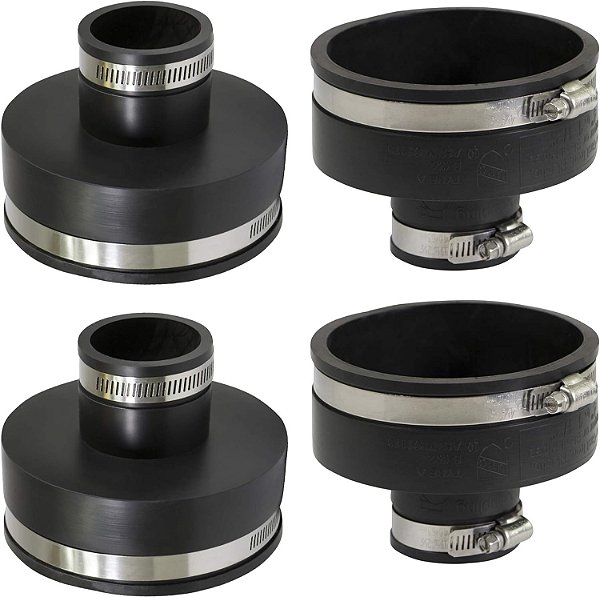 Acoplamento redutor Supply Giant 6I56x4, 4 x 1-1/2, preto