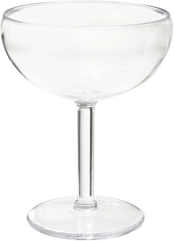 Taças de Margarita de Plástico Resistente e Inquebrável G.E.T. SW-1405-1-SAN-CL-EC, Livres de BPA, 12 Onças (Conjunto de 4)