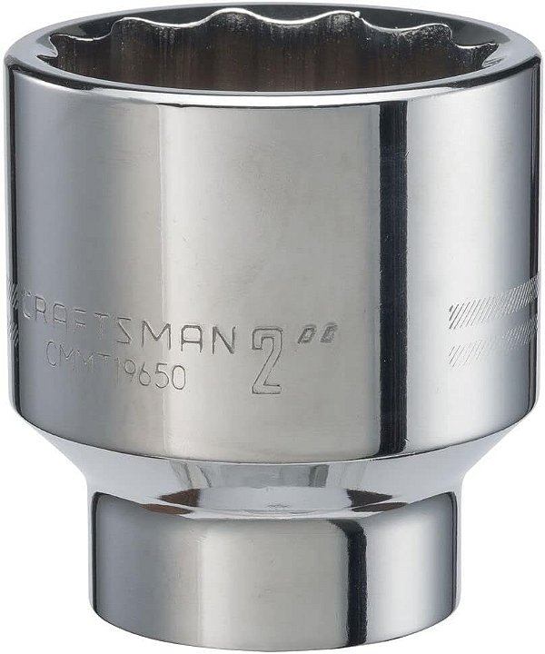 Soquete CRAFTSMAN, raso, SAE, 3/4 pol. Drive, 2 pol. (CMMT19650)