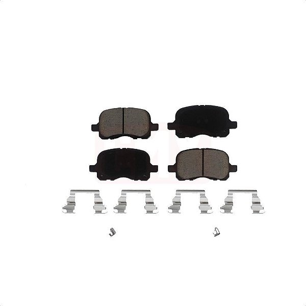 Pastilhas de freio a disco dianteiro de cerâmica CMX-D741 para Toyota Corolla Chevrolet Prizm 1998-2002.