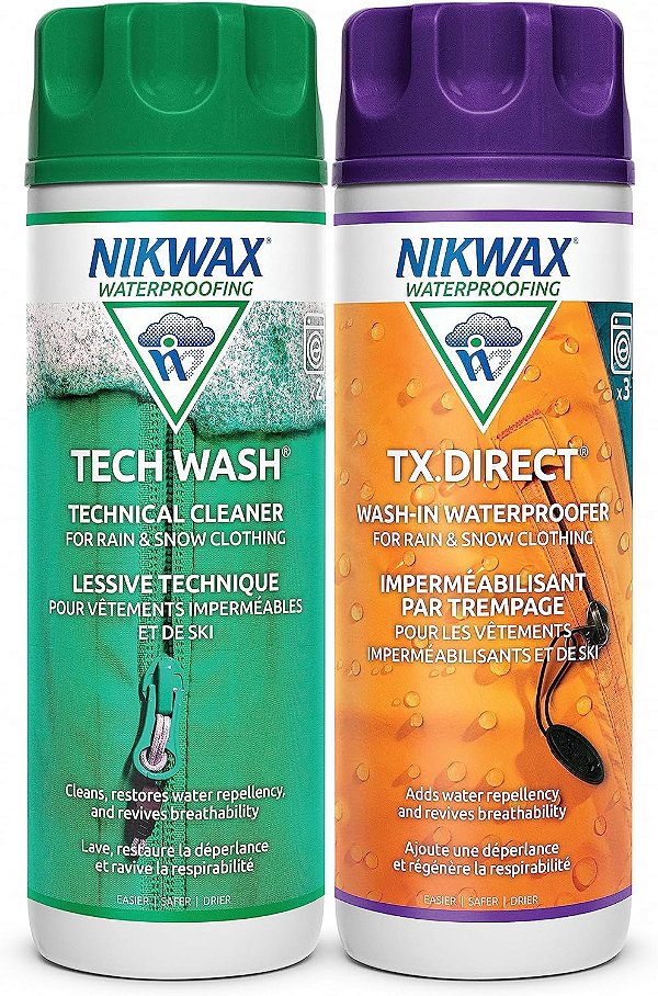 Nikwax Hardshell Limpeza e Impermeabilização Duo-Pack