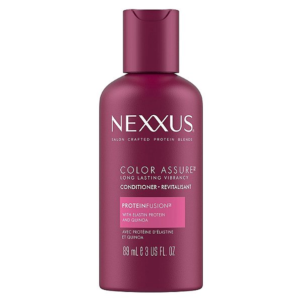 Condicionador Nexxus Hair Color Assure com ProteinFusion, 12 unidades para cabelos tratados com cor.