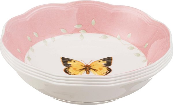 Conjunto de 4 tigelas de sobremesa Lenox 806739 Butterfly Meadow