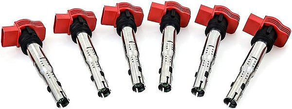 Bobina de Ignição Mishimoto, Conjunto de 6, Compatível com Volkswagen GTI 2006-2008