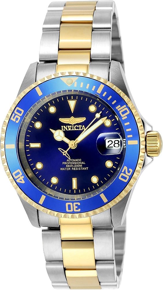 Relógio Automático da Coleção Pro Diver para Homens da Invicta com Borda de Moeda