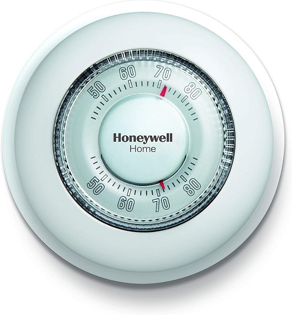 Termostato manual de calor apenas Honeywell CT87K1004 The Round Home