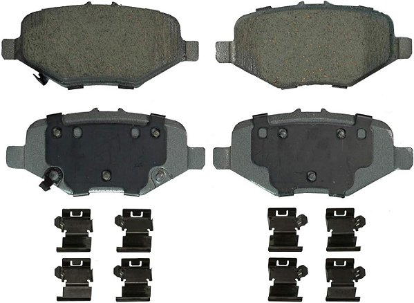 Conjunto de pastilhas de freio de disco cerâmico Wagner Brake ThermoQuiet QC1612