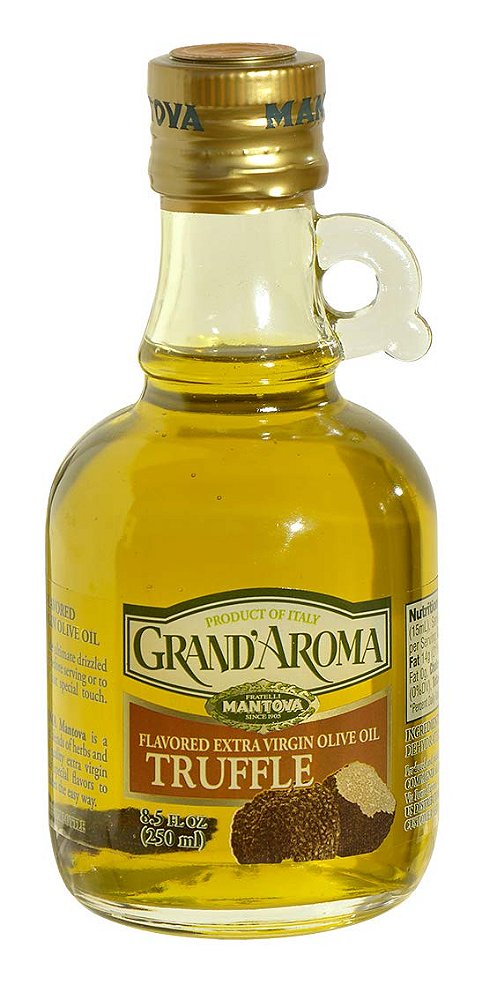 Azeite de oliva extra virgem sabor Trufa Grand'aroma, garrafas de 8.5 onças (pacote com 3)