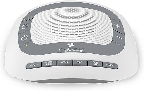 Máquina de Ruído Branco MyBaby SoundSpa para Bebês | 6 Canções de Ninar Relaxantes para Recém-Nascidos, Terapia Sonora para Viagem, Relaxamento, Crianças, Recém-Nascidos, Canções de Be