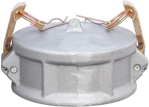 Tampa de poeira de alumínio tipo DC CAMLOCK RKDC-400 da IrrigationKing, alumínio, 4