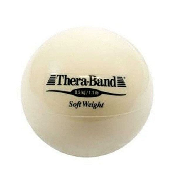THERABAND Peso Suave, 4.5 Diâmetro, Bolas Ponderadas para Beisebol, Bolas Ponderadas para Softbol, Bola Isotônica em Forma de Mão, Fortalecimento do Ombro, Tre