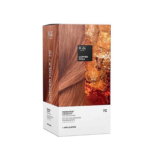 Kit de Cor Permanente IGK | Aplicação Fácil + Fortalecimento + Brilho | Vegano + Livre de Crueldade + Livre de Amônia | Tons Brilhantes de Cores Fantasia