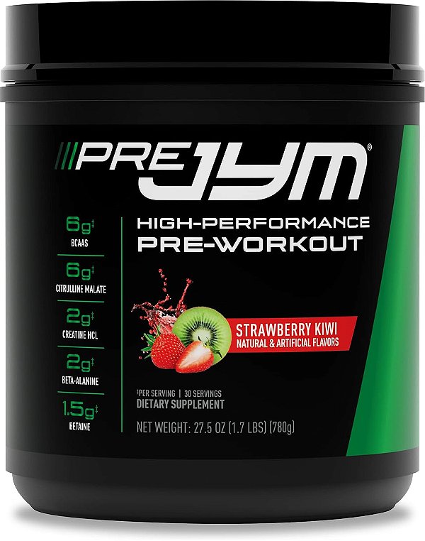 Pré JYM 30 Doses - Morango Kiwi