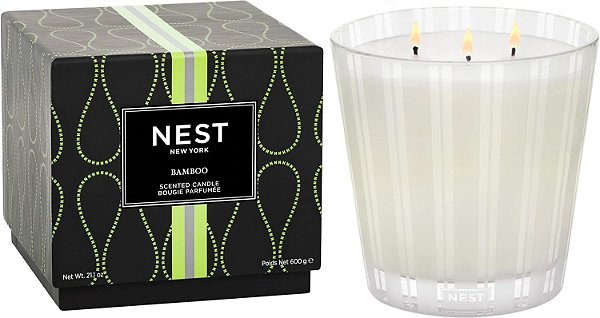 Vela NEST Fragrances NEST03BM002 de 3 pavios - Bambu, 21.2 oz