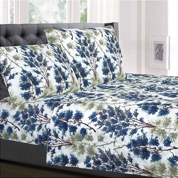 Conjunto de Lençóis Tamanho Queen - Lençóis de Luxo Respiráveis com Elástico Total e Tiras de Canto Seguras Integradas - Coleção Suprema 1800 Extra Macia Conjunto de Roupa de Cama de Bolso Profundo