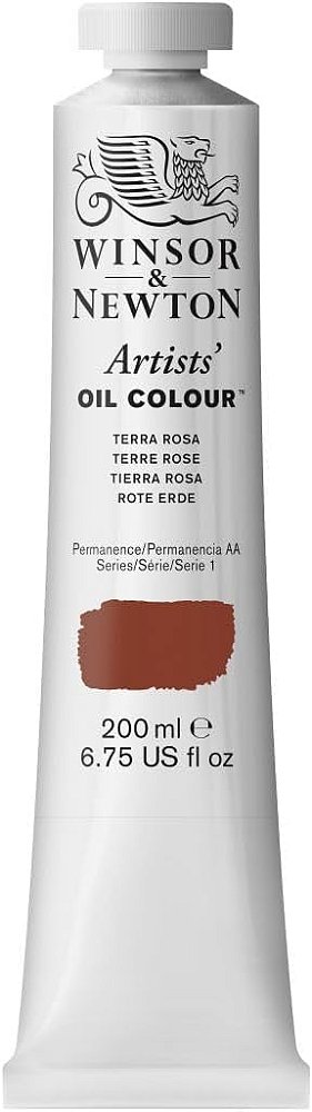 Winsor & Newton Artists' Oil Color, 200ml (6.75 oz) Tubo, Terra Rosa = Winsor & Newton Cores de Óleo para Artistas, 200ml (6.75 oz) Tubo, Terra Rosa