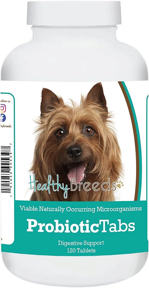 Comprimidos Probióticos Healthy Breeds Australian Terrier, 120 unidades