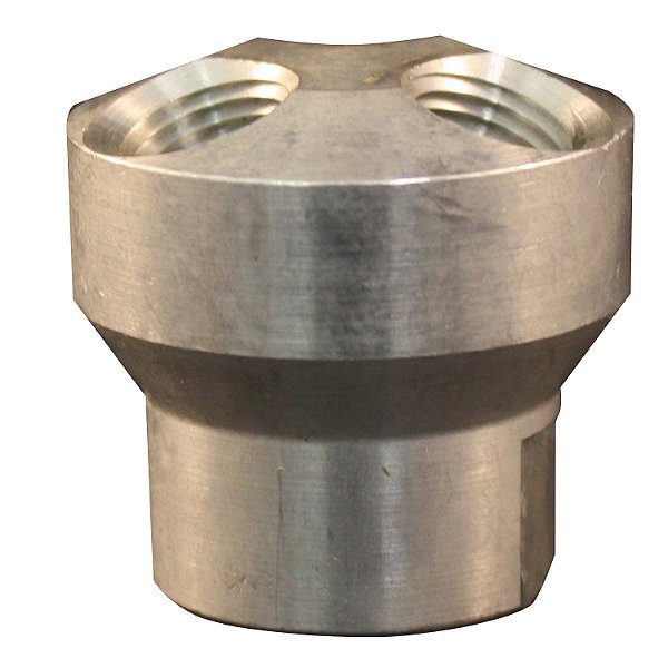 Milton 685-6BK Três em Um Coletor de Mangueira de 3/8 FNPT - Caixa com 20 unidades