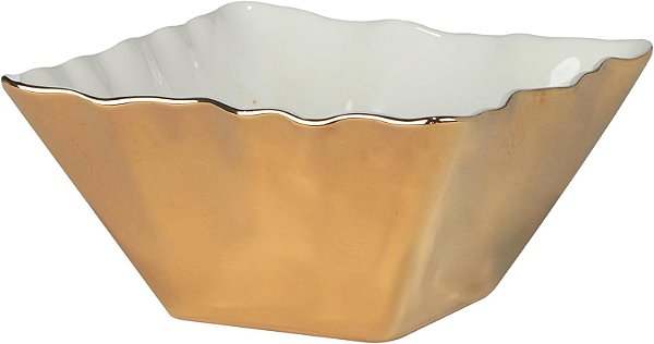 Tigelas de petiscos Certified International Gold Coast 5.5 Square, Conjunto de 4, Multicoloridas
