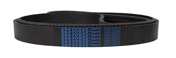 Correia em V serrilhada Banded D&D PowerDrive 3-5VX670, de Borracha.