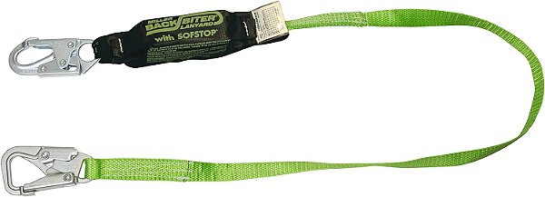 Miller Honeywell Produtos de Segurança por 913B/6FTGN Backbiter Amarração de Segurança com Retenção, Verde