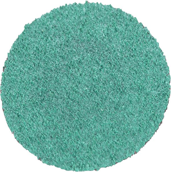 Disco Roloc 3M Green Corps 36534, 40+ Granulação, 3 polegadas, Pacote com 25 discos de troca rápida para esmerilhamento, remoção de revestimento, corte rápido de serviço pesado.