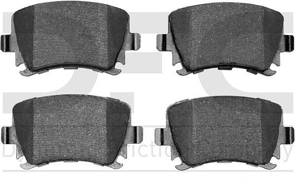 Pastilhas de freio cerâmicas da Dynamic Friction Company 3000 - Conjunto traseiro 1310-1108-00