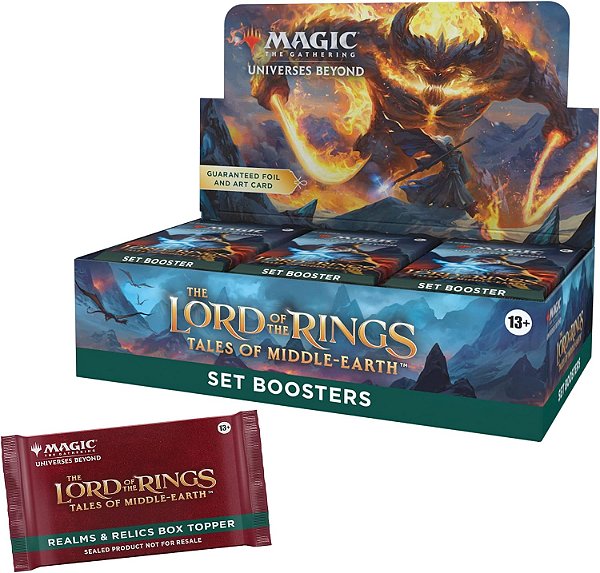 Magic: The Gathering O Senhor dos Anéis: Contos da Terra-média Caixa de Boosters de Conjunto - 30 Pacotes (360 Cartas Mágicas)