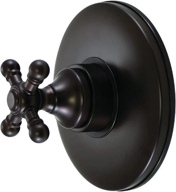 Controle de volume vintage Kingston Brass KB3005BX com alça BX, 5-1/2 polegadas, bronze fosco.