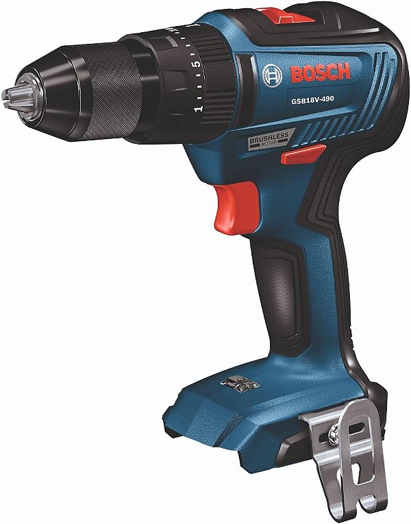 BOSCH GSB18V-490N 18V EC Sem escova de 1/2 polegada Martelo Furadeira/Driver (Ferramenta nua)