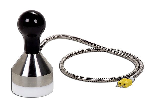 Sonda Termopar Ponderada para Superfície de Chapa de Cozinha da Cooper-Atkins 50014-K, Tipo K, Faixa de Temperatura de -40 a 500 graus Fahrenheit