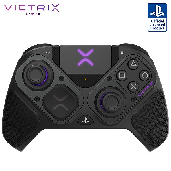 Controle de Jogo sem Fio Victrix Pro BFG para Playstation 5 / PS5, PS4, PC, Gamepad Modular, Botões Remapeáveis, Gatilhos/Paddles/D-Pad Customizáveis, Aplicativo para PC