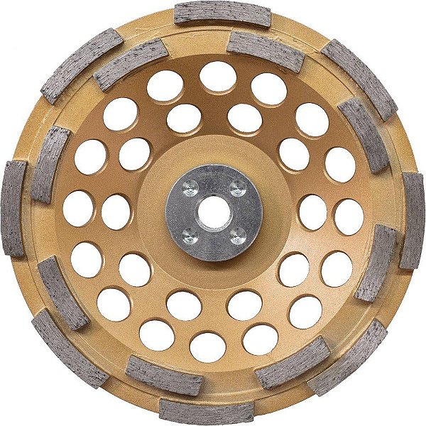 Disco de Copo de Diamante de Baixa Vibração de 7 Makita A-96213, de Dupla Fileira