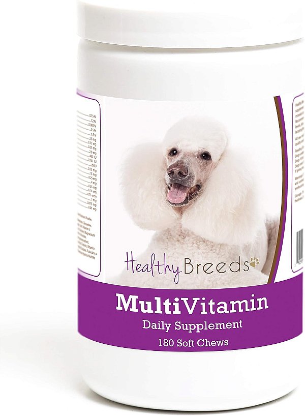 Suplemento de Multivitaminas em Goma para Cachorros Poodle Healthy Breeds 180 unidades