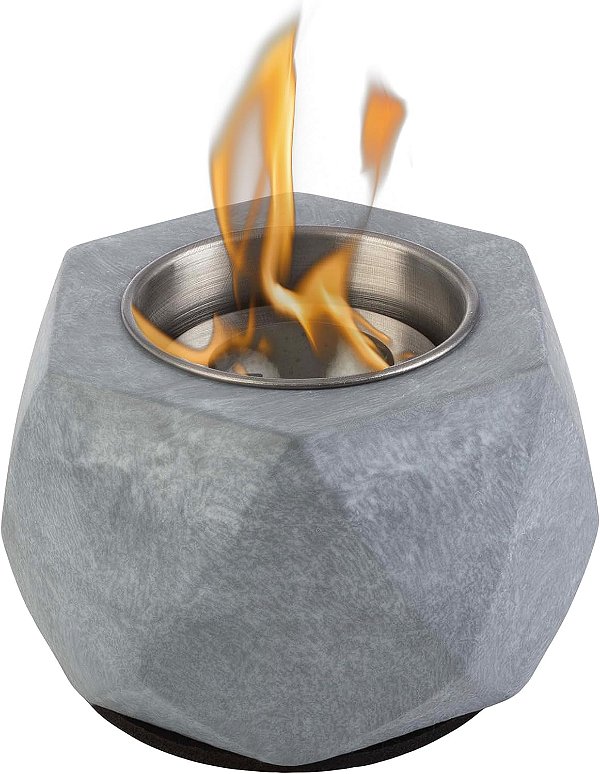 Fogueira de Mesa Sem Fumaça Pure Garden, Off-White