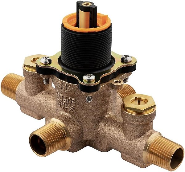 Válvula áspera e cartucho de equilíbrio de pressão para banheira e chuveiro da série Pfister PermaBalance 0X8, Fornecimentos Universais, 0X8340A