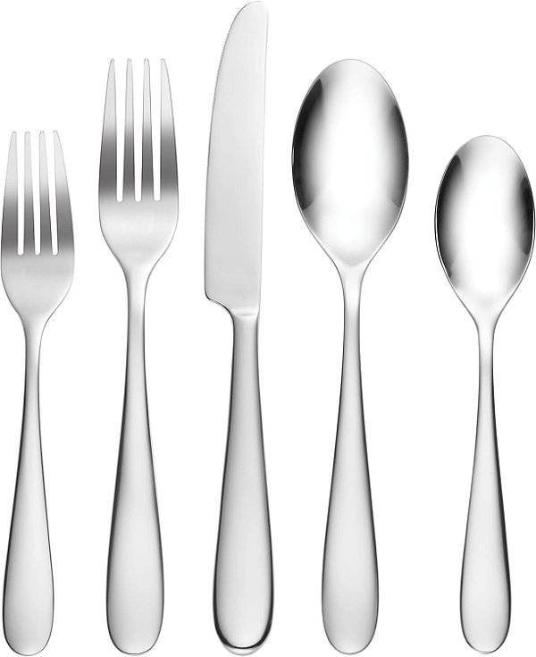 Conjunto de 20 peças Hampton Forge Monique Mirror, 2,50 LB, Metálico