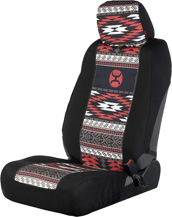 Capa de Assento Baixo Hooey, Proteção Durável para Assento de Balde, Capas de Assento Fáceis de Instalar para Carro, Caminhão, Van, SUV, American West (Multicolor/Argila)