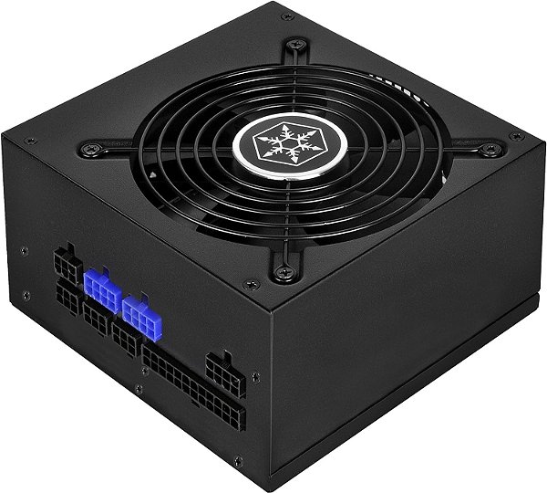 Fonte de alimentação Silverstone Tek Strider Series ATX12V/EPS12V 550W 80+ Gold PFC com Cabos Totalmente Modulares ST55F-G