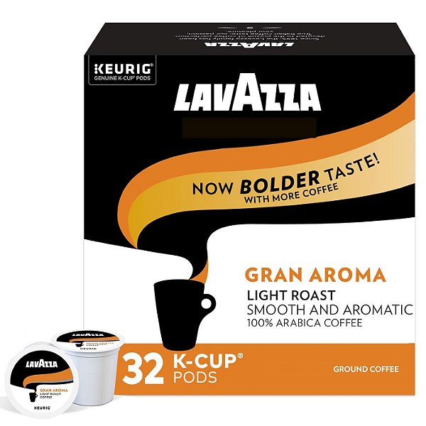 Cápsulas de Café Lavazza Gran Aroma para Cafeteira Keurig, 32 Unidades
