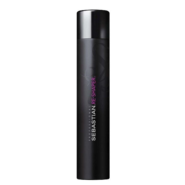 Spray fixador Sebastian Professional Re-Shaper, Fixação forte, Sensação natural, Resistente à umidade, Para todos os tipos de cabelo, 10.6 oz