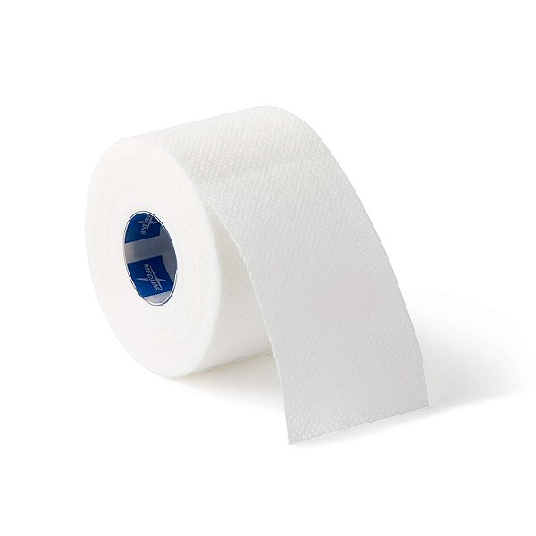 Fita de retenção para curativos Medline MedFix EZ, perfurada para fácil rasgo, fixa curativos primários e aparelhos médicos, 2 x 11 yd (Pacote com 12)