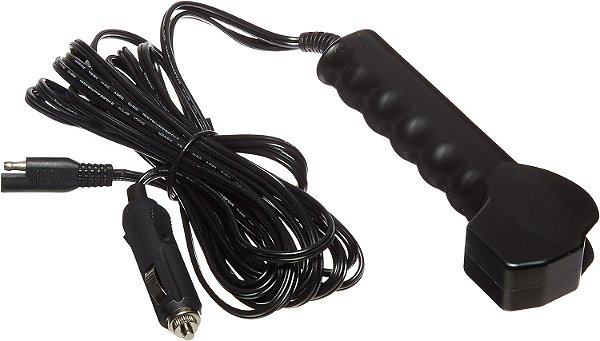 Adaptador de Cigarro ForEverlast 12-Volt- Controlador Liga/Desliga para Alimentador/Espalhador de Sementes de Jogo para Caminhão e ATV, Preto